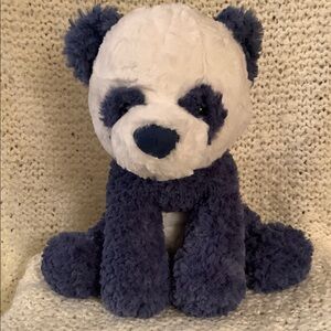 Gund blue and white panda bear.